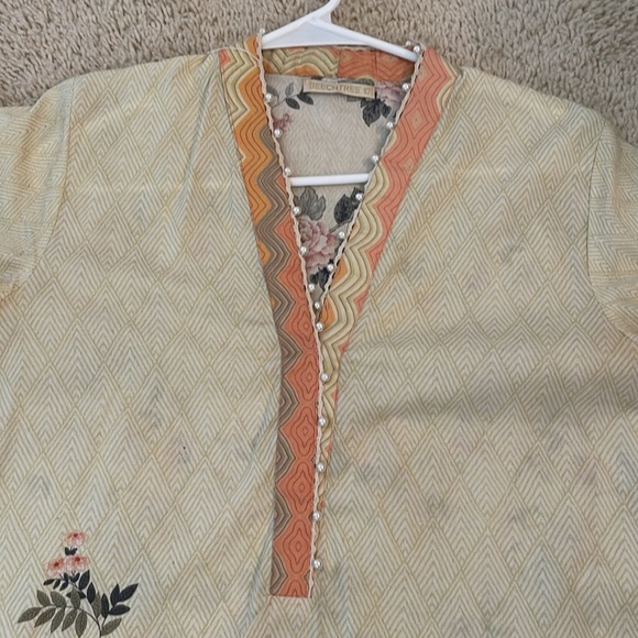 Beechtree Pakistani Indian printed kurta. Beautiful colors. - Picture 3 of 8